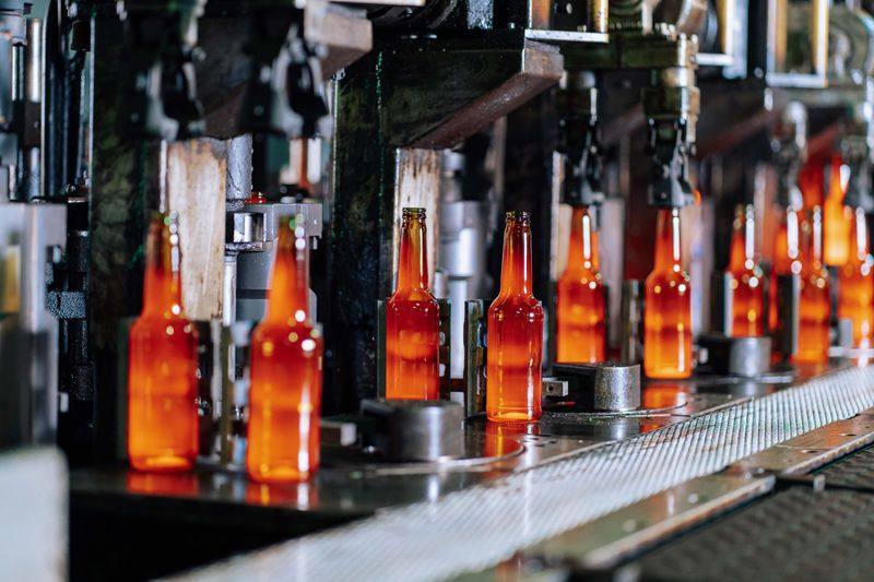 Craft brewery bottling and packaging line
